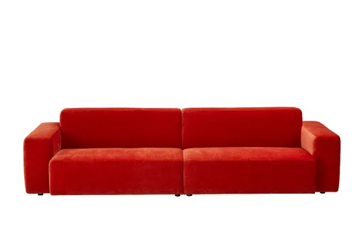 Sofa Elementos - 3-Sitzer XL, Stoff, Campari