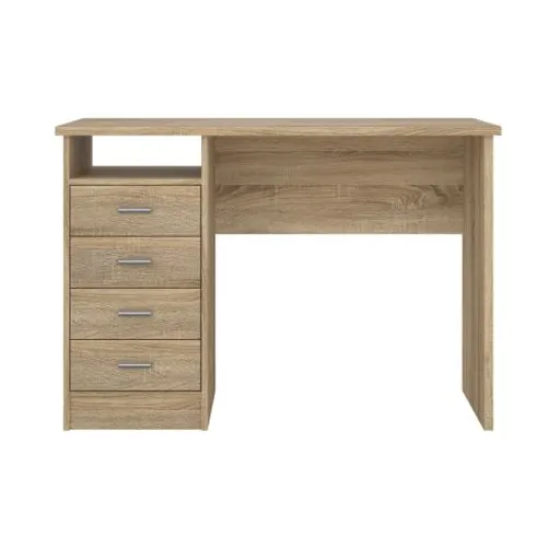 Schreibtisch - LB ca. 110x49 cm, Eiche Struktur Nachbildung