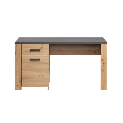 Schreibtisch - LB ca. 145x70 cm, Artisan Eiche Nachbildung