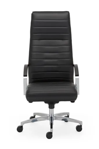 Chefsessel - Multiblock-Mechanik, Softleder, Schwarz