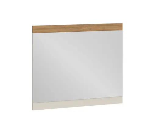 Spiegel - LB ca. 94x80 cm, Kaschmir, Stone Eiche Nachbildung