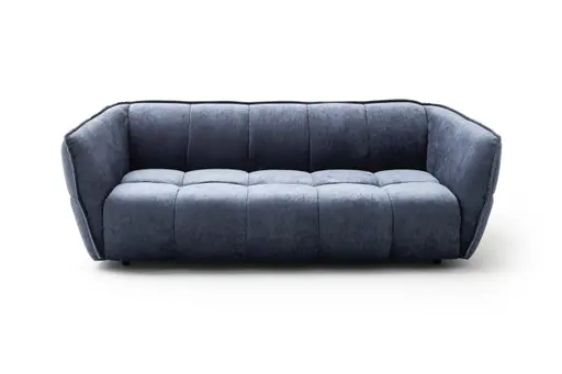 Sofa Hedda - 3-Sitzer, Stoff, Dunkelblau
