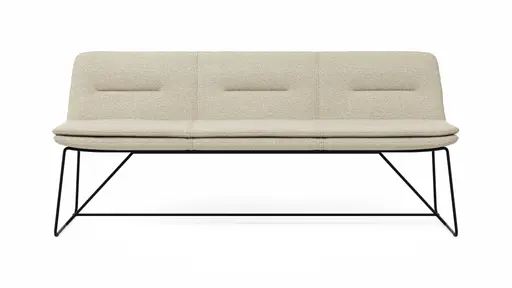 Polsterbank Macano - B ca. 200 cm, Stoff, Beige