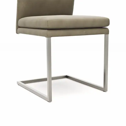 Freischwinger Carry - Leder, Olive