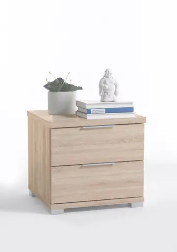 Nachtkommode- Sandeiche Dekor