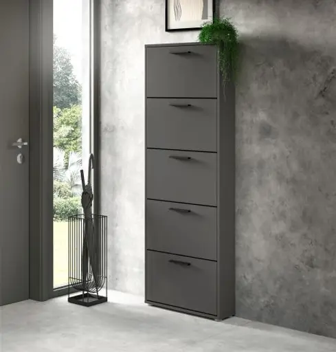 Schuhkipper - B ca. 59 cm, Anthrazit