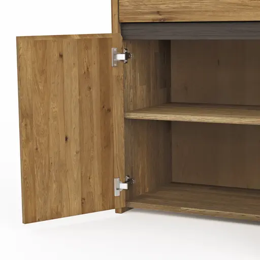 Kommode Baltimore - Wildeiche massiv