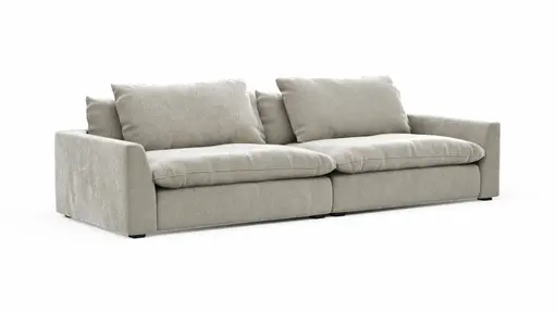 Sofa Ulf - 3,5-Sitzer, Stoff, Beige