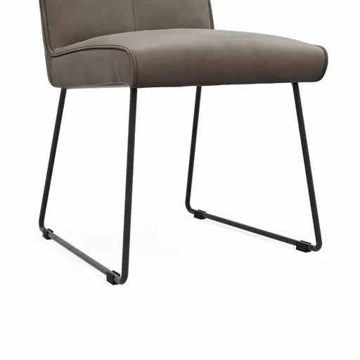 Stuhl Dinner - Stoff, Taupe