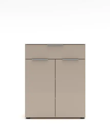 Garderobe - inkl. Sitzkissen, Riva Eiche Nachbildung, Kaschmir