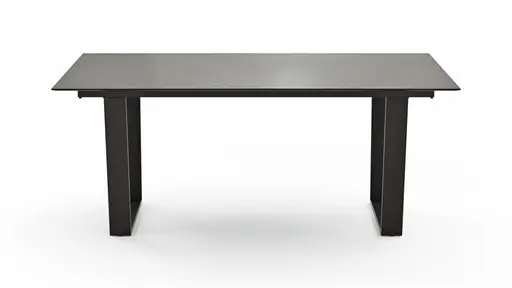 Esstisch Dinner -  LB ca. 180x95 cm, Kunststoff, Grau