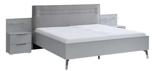 Bettanlage EM Collect - Liegefläche ca. 180x200 cm, seidengrau 