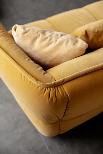 Sessel Hedda - Velour, Caramel