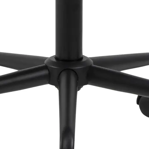 Schreibtischstuhl - höhenverstellbar, Samt, Dunkelgrau