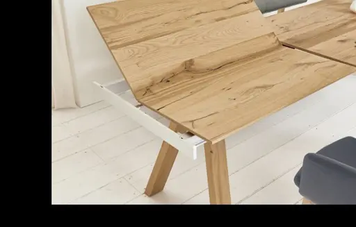 Esstisch - ausziehbar, LB ca. 290x100 cm, Eiche furniert