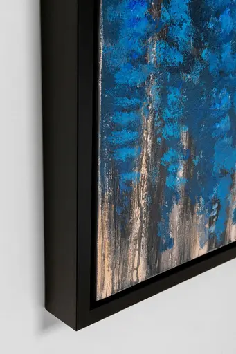 Bild - LB ca. 120x180 cm, Blau