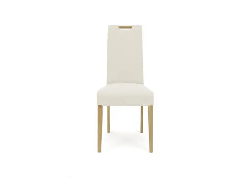 Stuhl  SITTING TOGETHER_S- Stoff, Creme, Eiche Natur