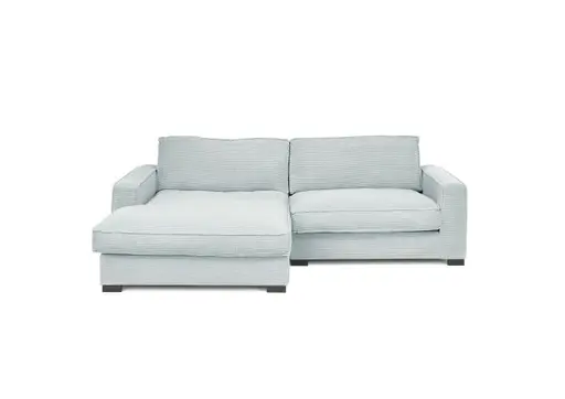 Ecksofa - Ecke links, 2-Sitzer, Stoff, Mint