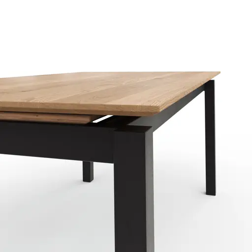 Esstisch Rushmore - ausziehbar, LB ca. 180x100 cm, Eiche massiv, natur geölt