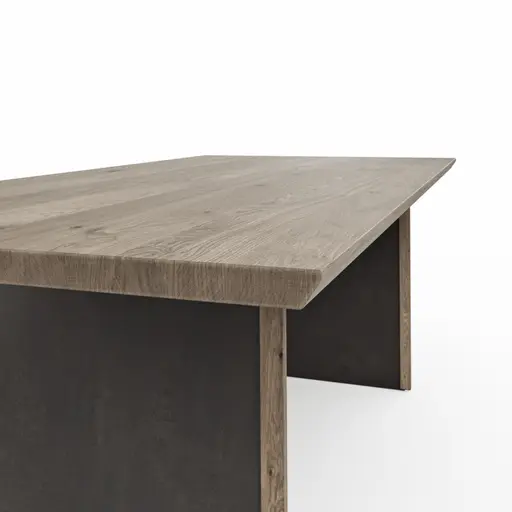 Esstisch Bakersfield - LB ca. 240x100 cm, Asteiche massiv, barrique