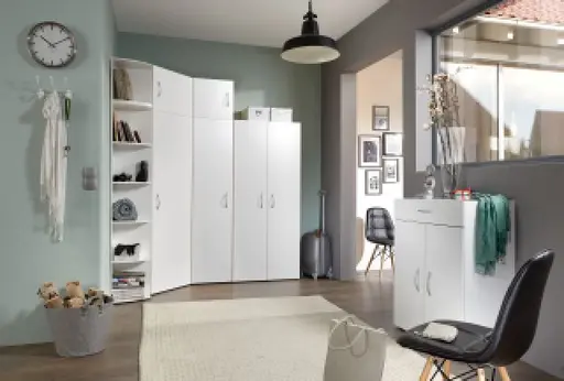 Kleiderschrank- B ca. 70 cm, Weiß