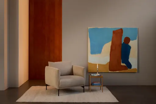 Sessel Joana - Stoff, Beige