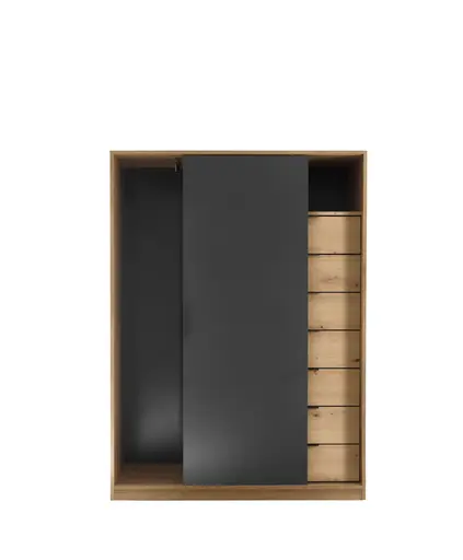 Kommode- Eiche Dekor, Graphit