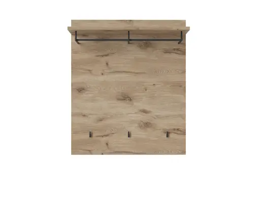 Garderobenpaneel - Eiche Dekor