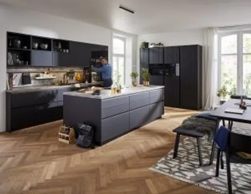Inselküche 56.210 GL 8 519, Onyxschwarz