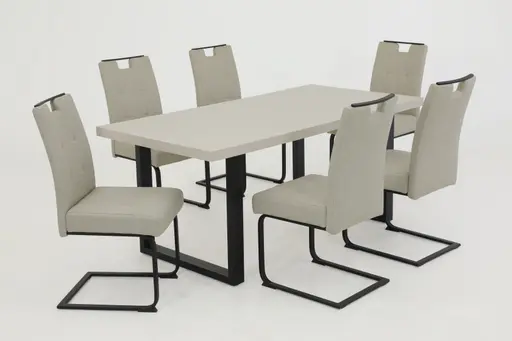 Freischwinger - Microfaser, Beige