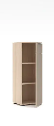 Büroschrank - B ca. 40 cm, Riva Eiche Nachbildung, Kaschmir