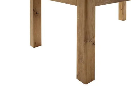 Esstisch - ausziehbar, LB ca. 180 (260) x90 cm, Balkeneiche massiv