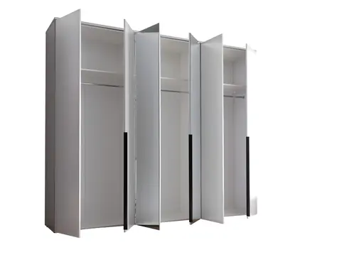 Drehtürenschrank- B ca. 270 cm, Weiß