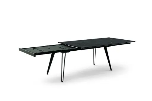 Esstisch - ausziehbar,  LB ca. 190x100 cm, Anthrazit