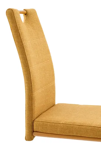 Freischwinger - Stoff, Gelb