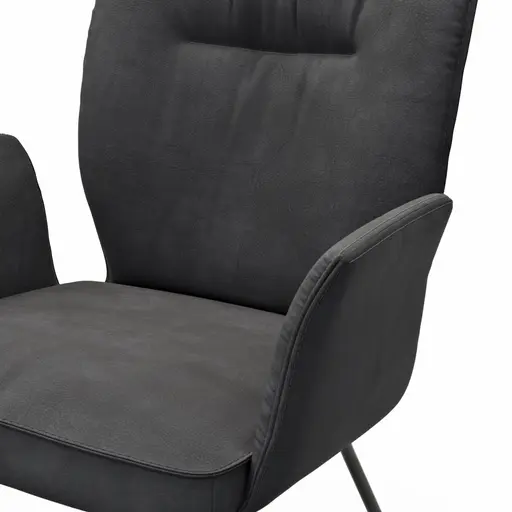 Armlehnstuhl Westmore - Stoff, Anthrazit