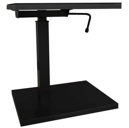 Beistelltisch - höhenverstellbar, LB ca. 45x35 cm, Schwarz