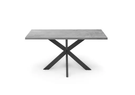 Esstisch - LB ca. 160x90 cm, Graphit, Schwarz