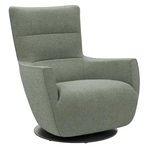 Sessel Lilaia - inkl. Dreh- und Wippfunktion, Stoff, Olivgrün
