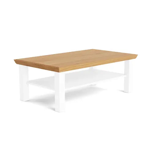 Couchtisch Monda - LBH ca. 120x70x45 cm, Weiß