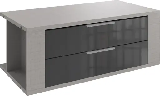 Schubkasteneinsatz- B ca. 96 cm, Grau