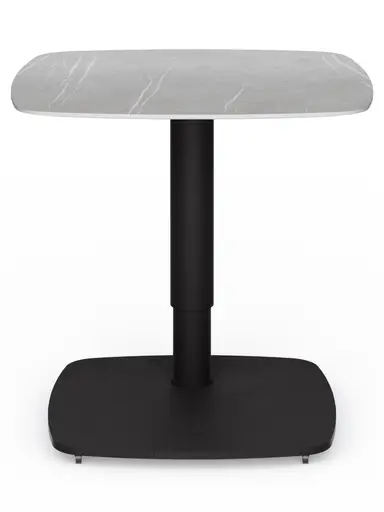 Beistelltisch Camas - LBH ca. 50x50x48 cm, Keramik, Dunkelgrau