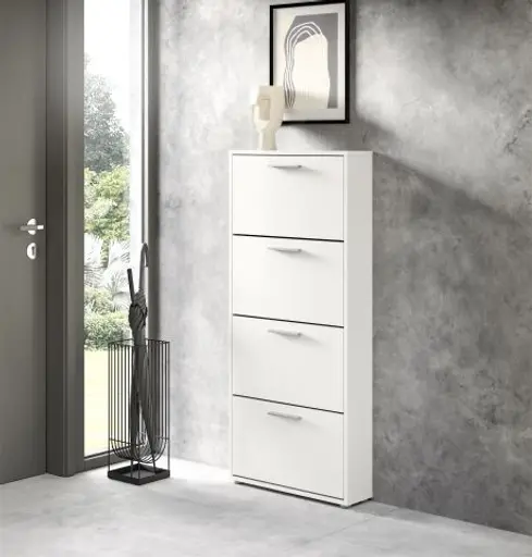 Schuhkipper - B ca. 59 cm, Weiß