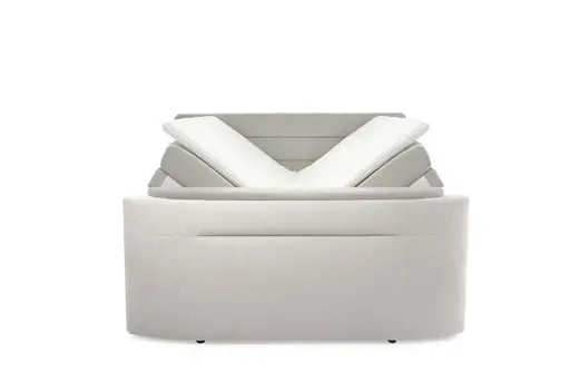 Boxspringbett JELLA MIX- Liegefläche ca. 180x200 cm, Stoff, Beige