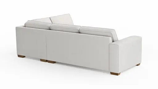 Ecksofa Fairbanks - 2,5-Sitzer mit Ecke rechts, Stoff, Natur