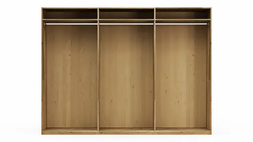 Drehtürenschrank Baltimore - B. ca. 291 cm, Wildeiche massiv