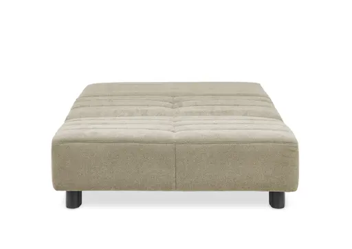 Faltsofa Easy - 2-Sitzer ohne Armlehne, ca. 140 cm inkl. Schlaffunktion, Stoff, Taupe