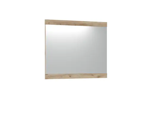 Garderobenspiegel - LB ca. 86x72 cm, Eiche Dekor