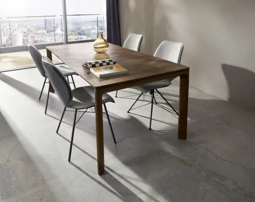 Inselküche 51.230 CO 1V1 525, Rillenoptik Eiche dunkel 