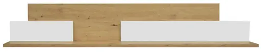 Wandboard - B ca. 150 cm, Weiß, Asteiche